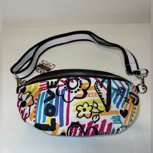Brighton Colorful Graphic Crossbody Bag